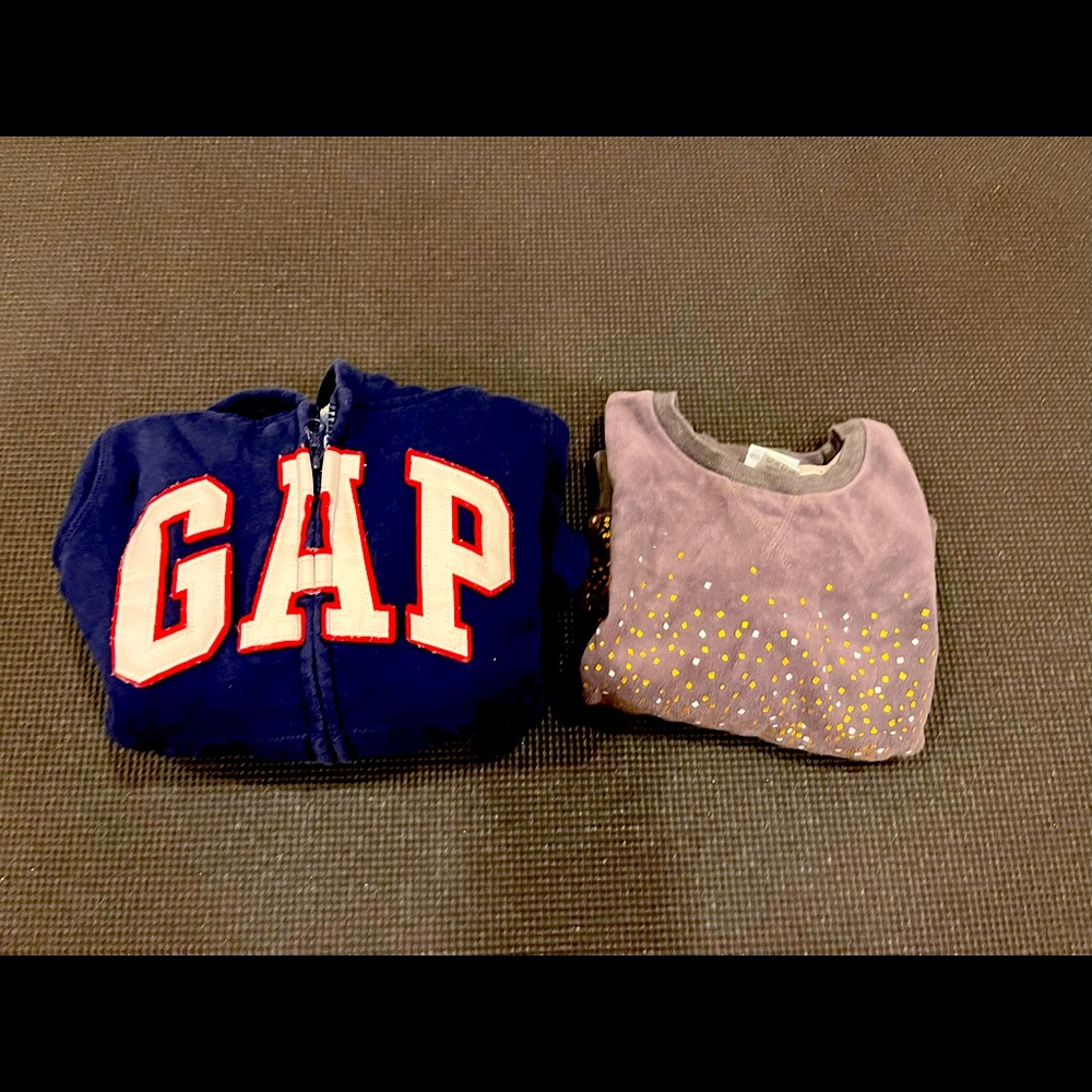 Girls sweater and hoodie sz 5-6